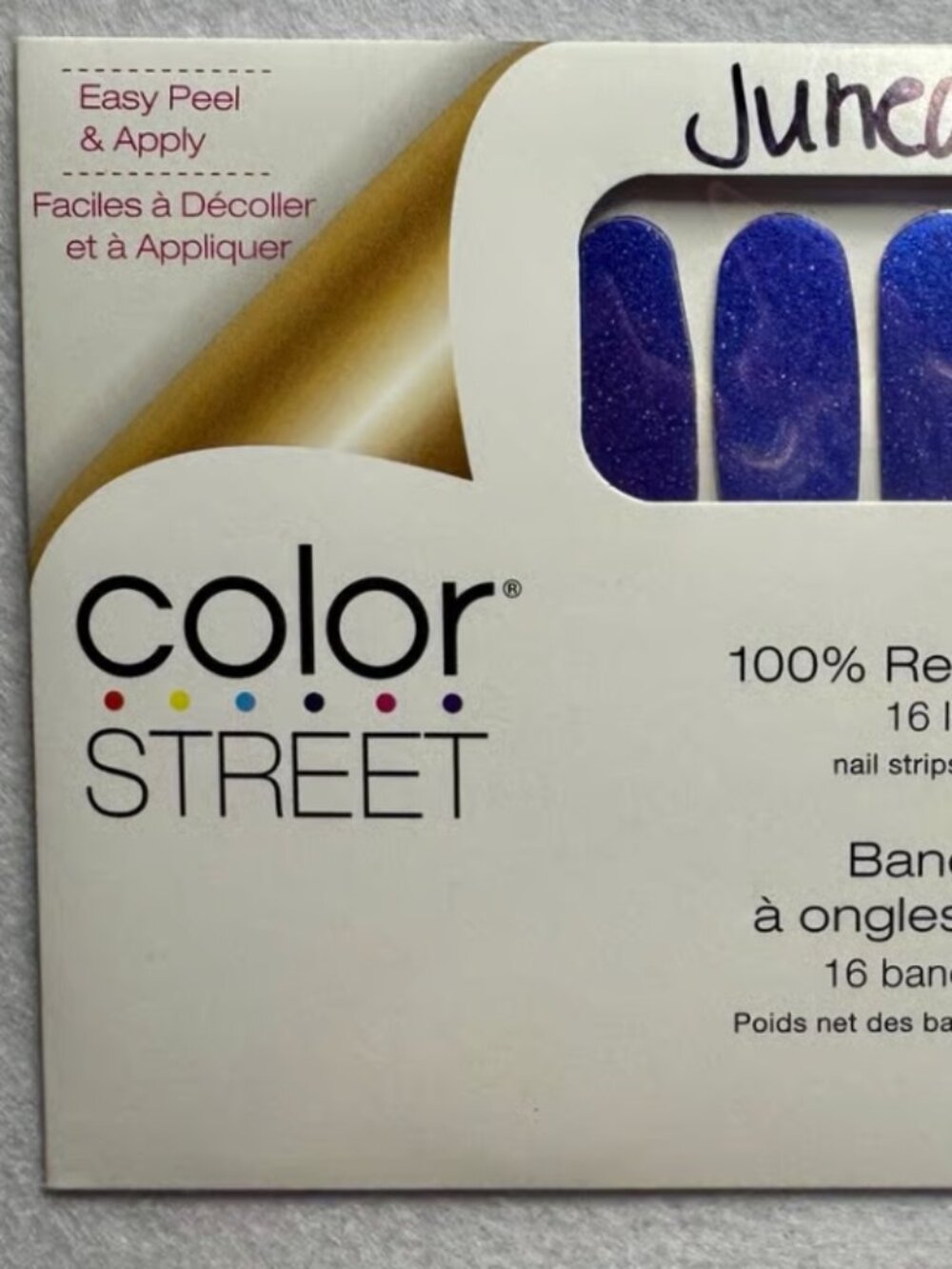 Color Street, Juneau the Drill, Real Nail Polish Strips
